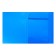 A4, 500MKM, calligrata elastic band on elastic band, root of 25 mm, up to 230 sheets, embossing "sand", blue