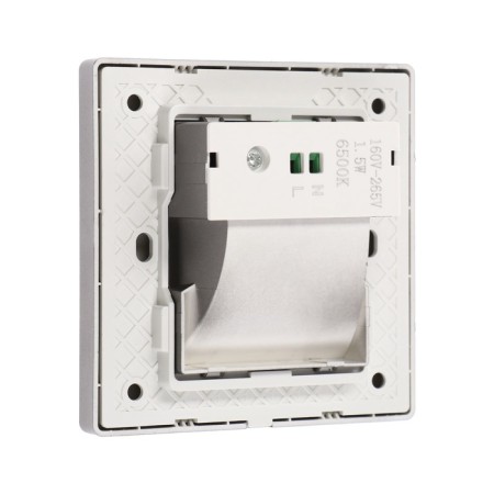 Built-in lamp for the stairs, NL-35, engine sensor, 1.5 W, 60 lm, 6500k, silver-4