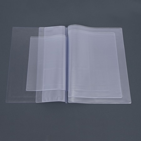 PVC liner for documents, 2 sets, transparent color-1