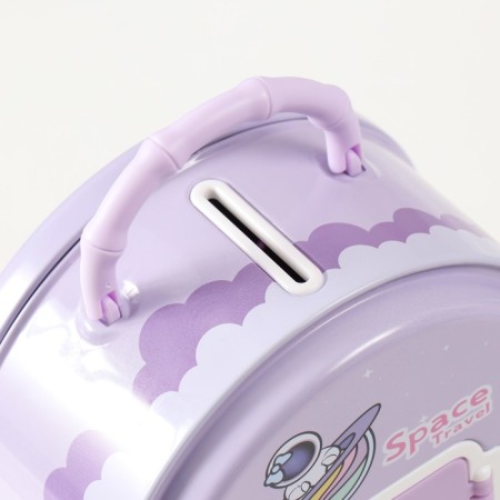 Piggy bank Metal "Cosmos" Safe Castle mix 8x15x15 cm-6