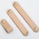 Cappio RSC010 handle handle, leather, m/o 96 mm, beige color