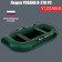 Yugana V-270 PC boat, rheck shafts, olive color