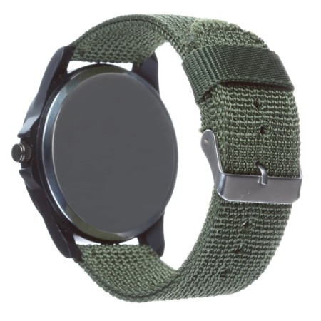 Watch of wrist "Armets", D-4.5 cm, green strap 20 mm-2