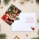 Postcard "Happy New Year!" candles, brands, 12.5 x 19.4 cm