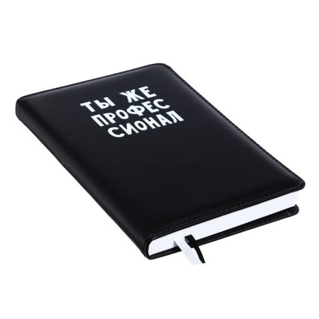 Leduced Diary A5, 160 sheets, Devente.message. You are a professional, firm cover of artificial leather, block 70 g/m2-1