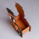 Kashpo wooden "Bear School", 17x8x17 cm, oak, black