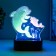 Sensor lamp "2 dolphin" LED USB (90cm) from 3xa Black Black 15x5.5x17.8 cm Risalux 765