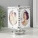 Photo frame plastic in 4 photos "Silver leaves" Musical fur. 8.6x12 cm 10x10x18.5 cm
