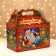 New Year. Gift box New Year's casket "Children in red" 21.2 x 12.3 x 22.6 cm.