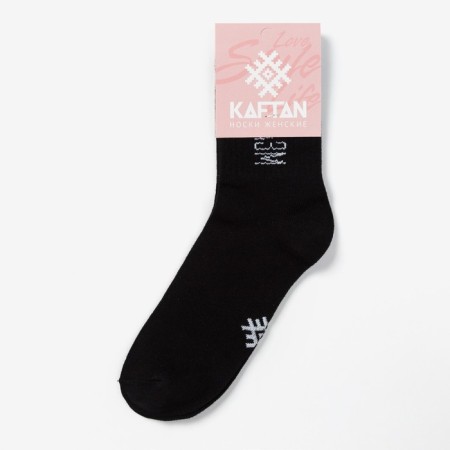 Women's socks kaftan "sarcasm" p. 36-39 (23-25 ​​cm), black-6