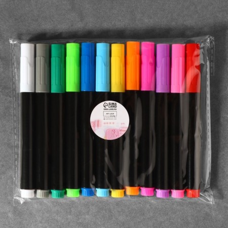 Marker for skin and leatherette, water -soluble, 14 cm, colorful color-5