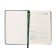 Dated diary of 2025, A5, 168 sheets in the ruler, leatherette "Nebraska", gold cut, green