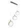 Bayerlux lamp "Olendal" LED 30W black and gold 69x5x48-150 cm