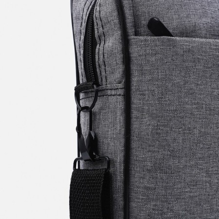 Laptop bag, gray color-5