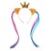 Carnival rim "crown" with ears and strands
