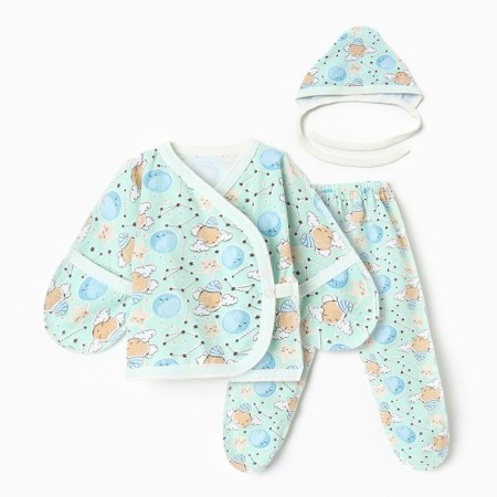 Costume (swing, slider, cap) Bloom Baby constellation, p. 56 cm, blue