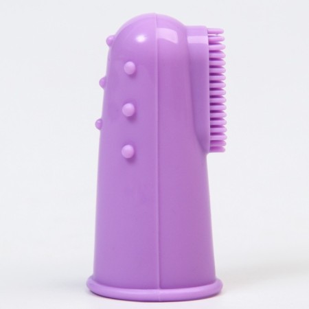 Children's toothbrush, rejector - massager, silicone, on a finger from 3 months.-2