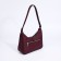 Women's bag Textura, baguette, small size, burgundy color
