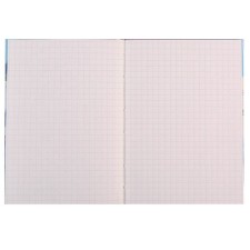 Notepad A6, 40 sheets in a hard cover, cold heart