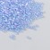 Beads "Astra" 11/0, 20 g (166 St. Blue/Transparent, Rainbow)