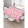 The tablecloth on the table “Many hearts”, rectangular, Saten, size 120x145 cm