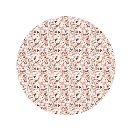 Pareo and beach rug "Awakening of spring", d = 150 cm-1