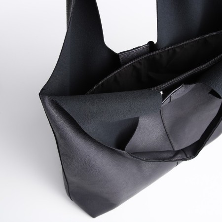 Female bag Textura, chover, large size, color gray color-4