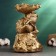 Steam for the little things "Frog on the stump" 25cm, bronze