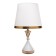 Celeste table lamp E27 40W white-gold 25x25x42.5 cm