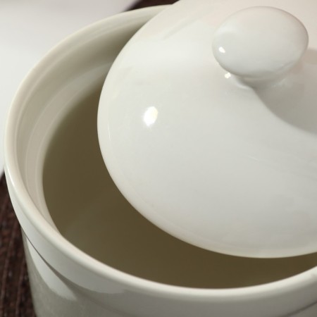 Ceramic "Sweetness in Joy", 250 ml, white color.-3