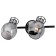 Wall lamp 2x40W E14, size 44x17.5x23 cm