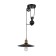 Suspension EVOLUCE. Sle120503-01. ESPERAZZA. 1x60 W, E27, 30x30x50 cm, black color