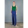 Women's trousers with a section of Eliseeva Olesya, size 46, blue color