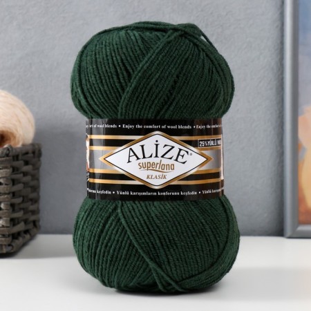 Yarn "Superlana Klasik" 25% wool, 75% acrylic 280m/100g (469)
