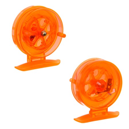Inertial coil, plastic, diameter 6.5 cm, orange color, 807s-1