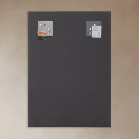 Wall mirror, 70 x50 cm, with a shelf, with 2 brackets-3