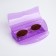 Case for glasses on fasteners, color mix