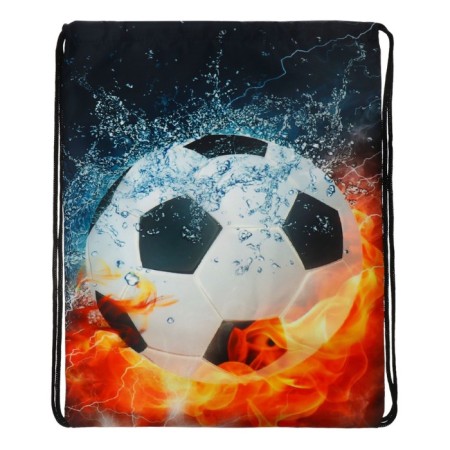 A bag for shoes 420 x 340 mm, calligrata MSO-5s, (soft polyester, density 210d), "ball in fire"-9