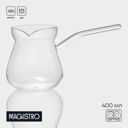 Glass Magistro glass "Iskra", 400 ml, 19 × 9 × 9.5