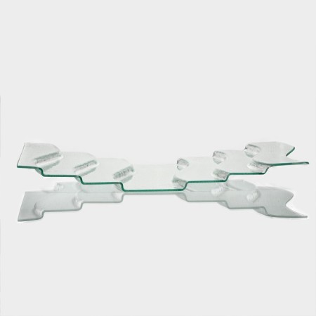 Glass Serving Magistro "Avis", 7 steps, 40 × 76 × 8 cm-5