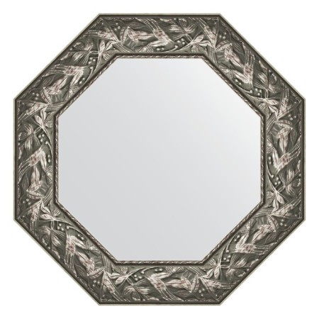 Mirror in the baguette frame, Byzantium silver 99 mm, 63x63 cm