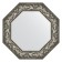 Mirror in the baguette frame, Byzantium silver 99 mm, 63x63 cm