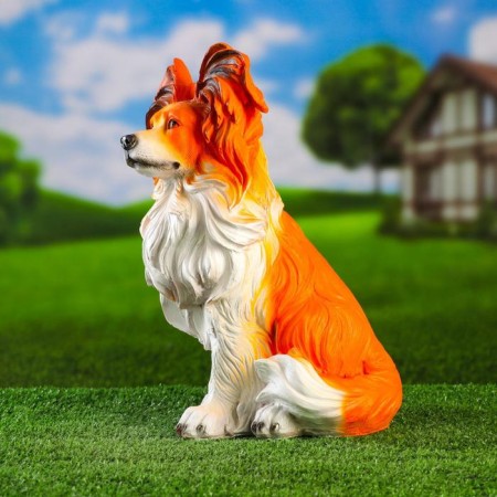 Garden figure "Dog Papillon" 40x28cm-3