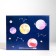 Gift folding box, packaging, “Cosmos”, 31.2 x 25.6 x 16.1 cm