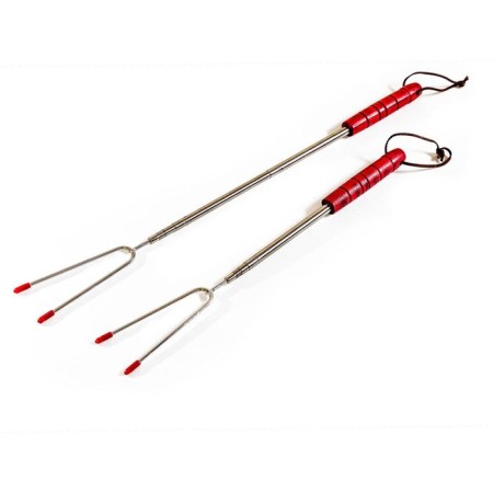 A set of two telescopic forks Royalgrill ™, for sausages, toasts and marshmallows-1