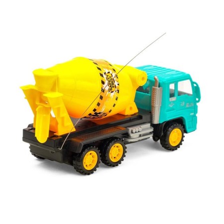 Radio -controlled “concrete mixer” truck, works on batteries, turquoise color-2