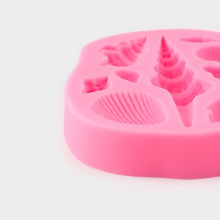 Mold Dolyana "Big Brokes", silicone, 9.4 × 7.5 × 1.5 cm, color mix-3
