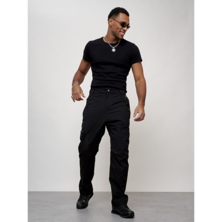Sports male winter, size 50, black color-8