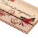 Wooden envelope carved "Happy birthday!" roses, gold bow