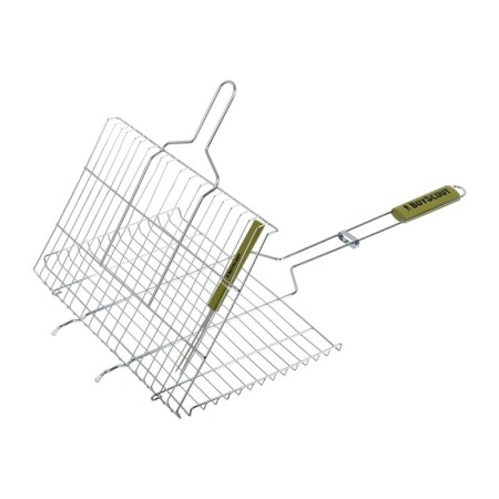 Boyscout grille grille, for steaks, large with a fork, fan as a gift, 70 (+5) x45x27x2 cm